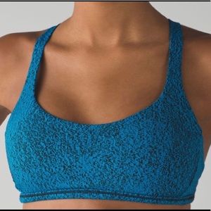 Lululemon Free to Be Zen Sports Bra in blue